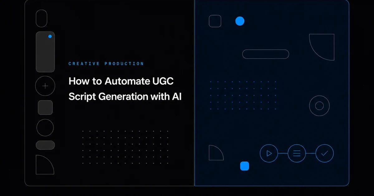 How to Automate UGC Script Generation with AI